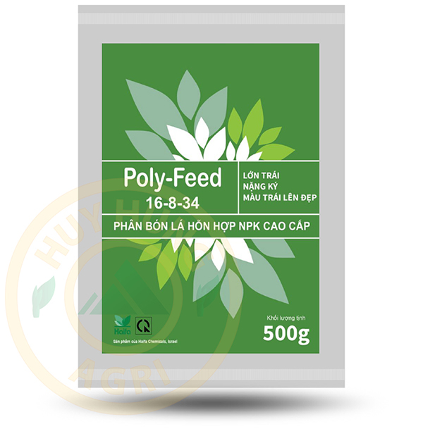 Poly-Feed (16-8-34+ME) - 500g ( 50gói/bao)