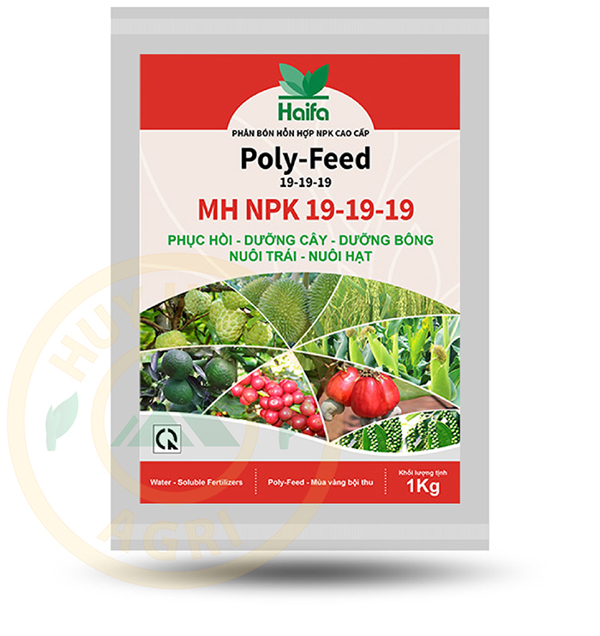 Poly-feed (19-19-19+ME) - 1kg (25 gói/thùng)