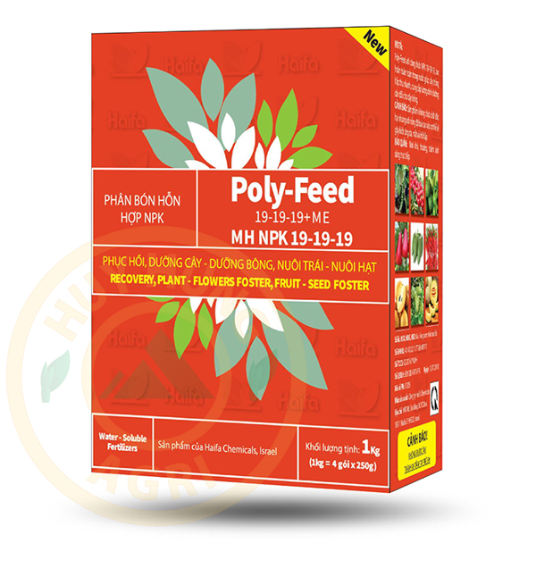 Poly-feed (19-19-19+ME) - 1kg (4 gói 250g/hộp)